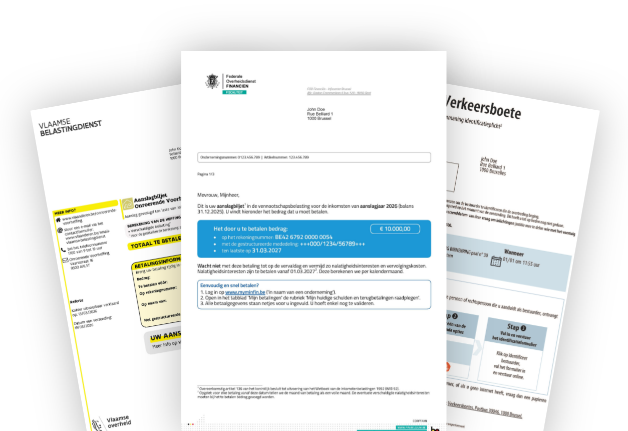 eBox and MyMinfin communications